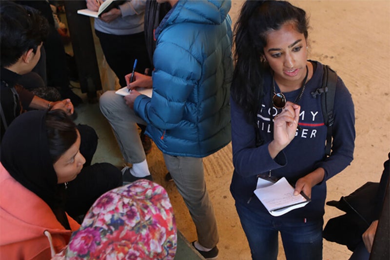 COMPUTER SCIENCE STUDENT ANYA NUTAKKI INTERVIEWS YOUNG REFUGEES IN LESVOS, GREECE.