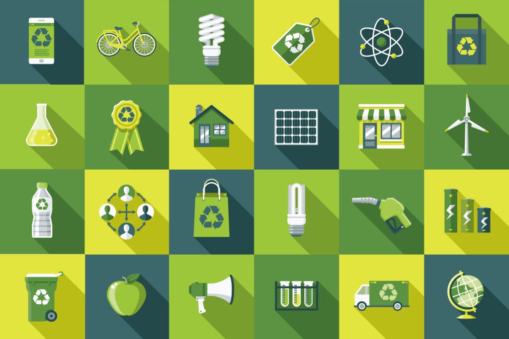 Image of recycling icons