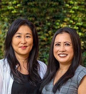 Grace Ryu, left, and Linda Truong