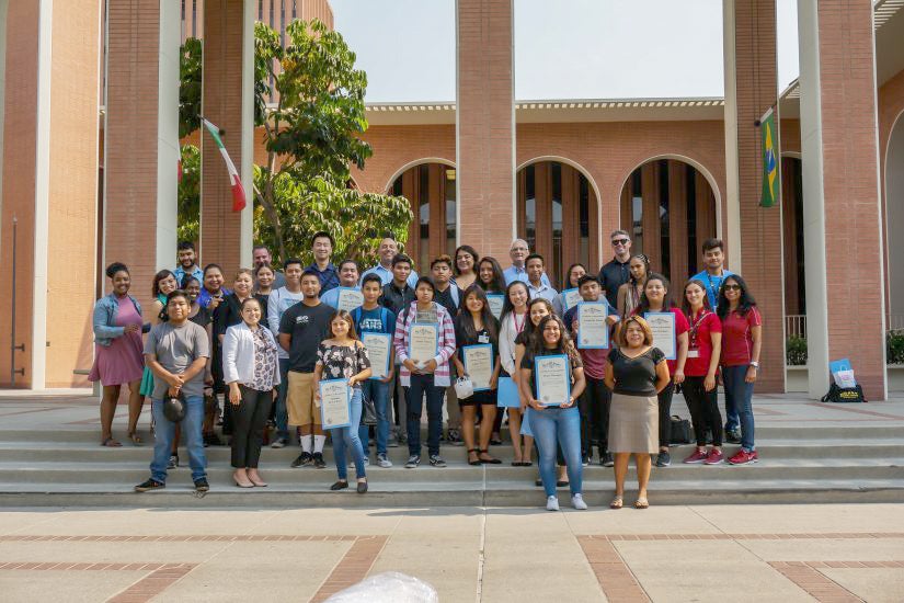 Hire LA Youth Students on campus after our culmination breakfast