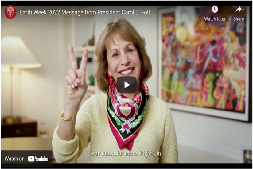 Folt Earth Week Message