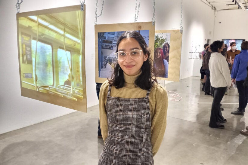 Dayanara Saucedo exhibits her thesis project