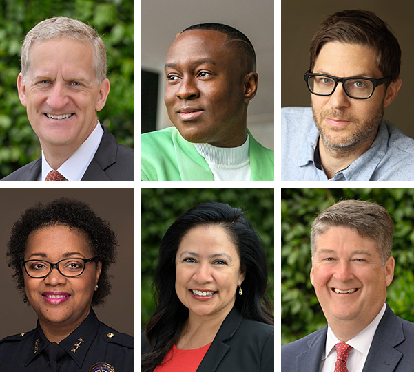 Headshots of new leadership at USC for the 2022-23 academic year.
